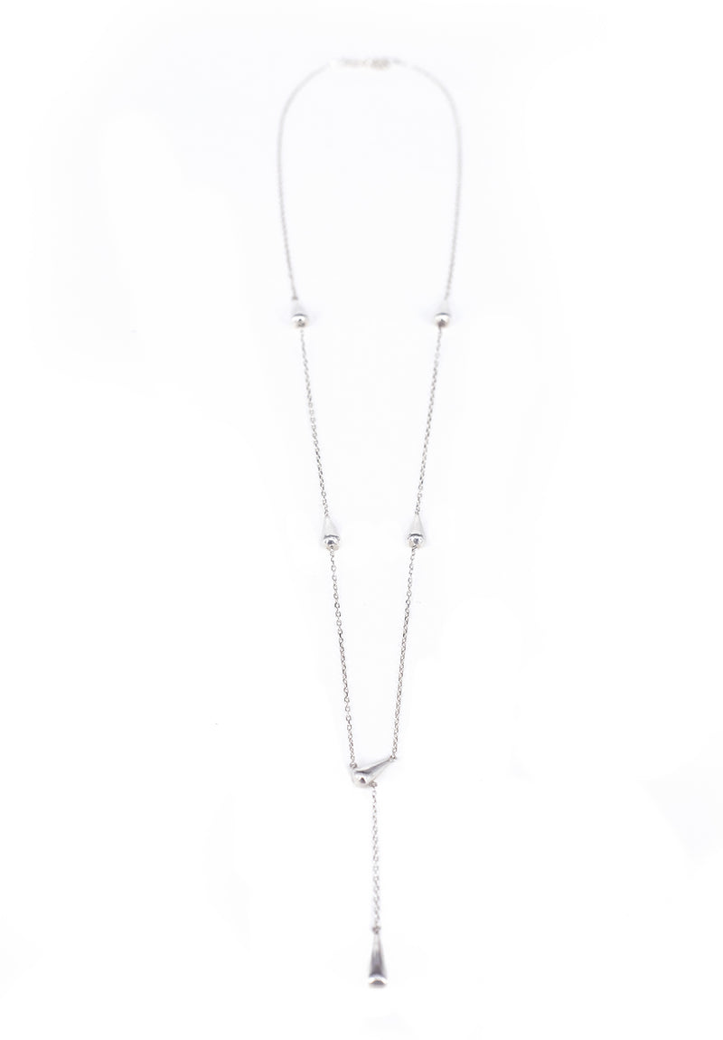 The Silver Drop Necklace